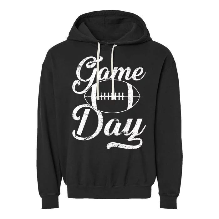 Game Day Football Fan Garment-Dyed Fleece Hoodie