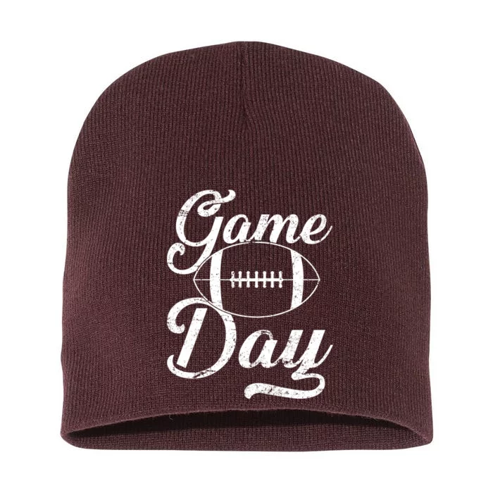 Game Day Football Fan Short Acrylic Beanie