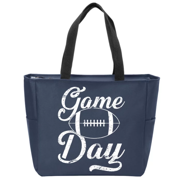 Game Day Football Fan Zip Tote Bag