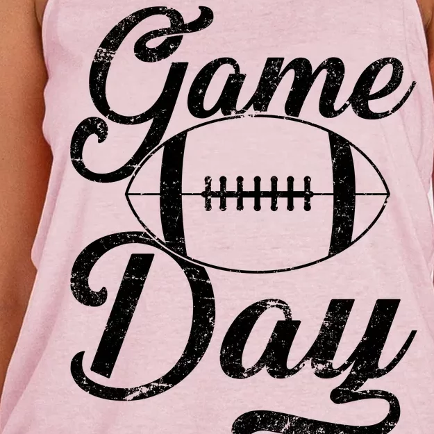 Game Day Football Fan Women's Knotted Racerback Tank