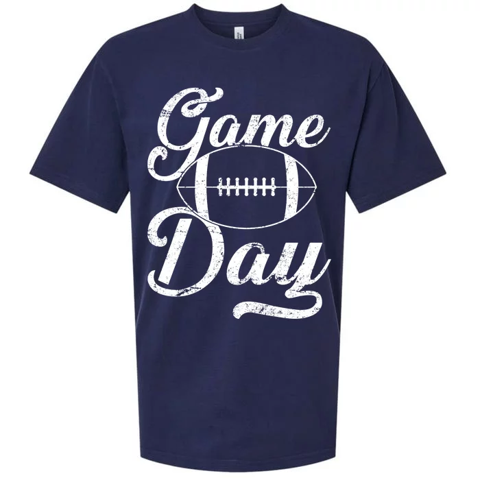 Game Day Football Fan Sueded Cloud Jersey T-Shirt