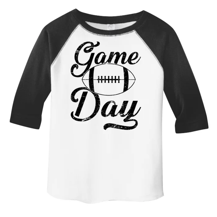 Game Day Football Fan Toddler Fine Jersey T-Shirt