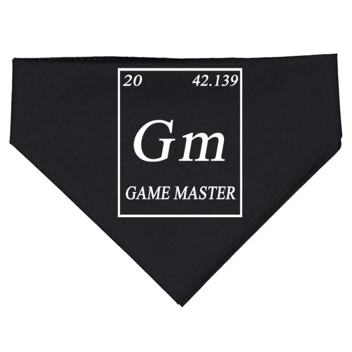 Game Master DnD Periodic Table USA-Made Doggie Bandana