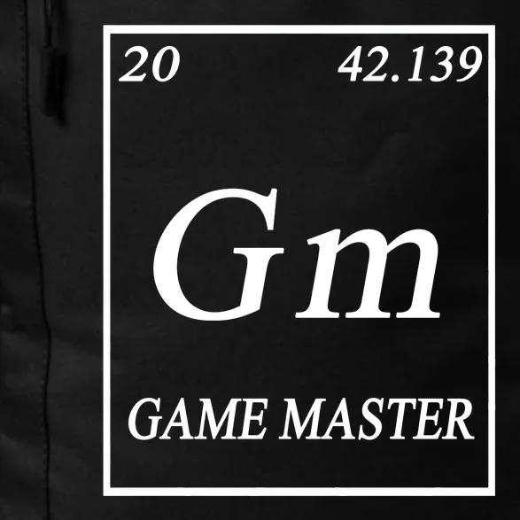 Game Master DnD Periodic Table Daily Commute Backpack