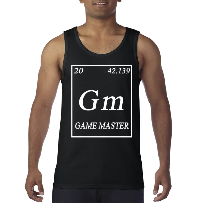 Game Master DnD Periodic Table Tank Top