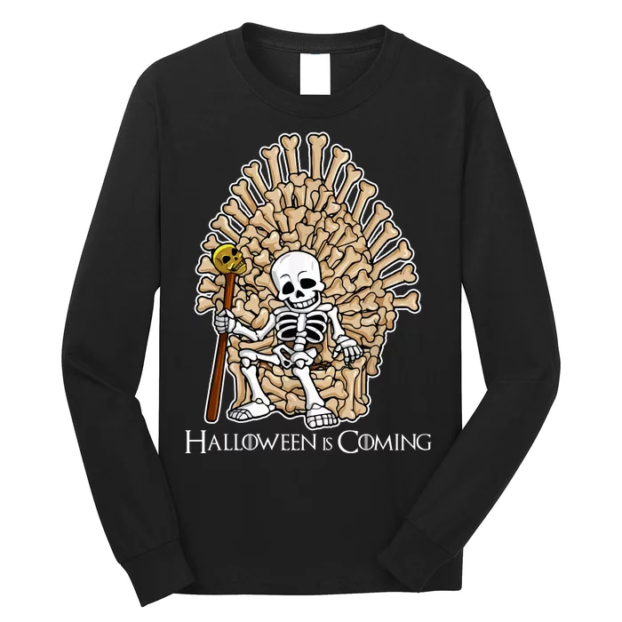 Game of Bones Halloween Is Coming Long Sleeve Shirt