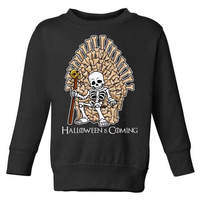 Game of Bones Halloween Is Coming Toddler Sweatshirt