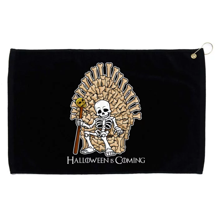 Game of Bones Halloween Is Coming Grommeted Golf Towel