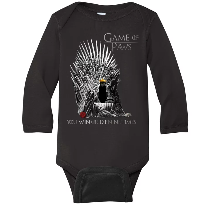 Game of Paws Baby Long Sleeve Bodysuit