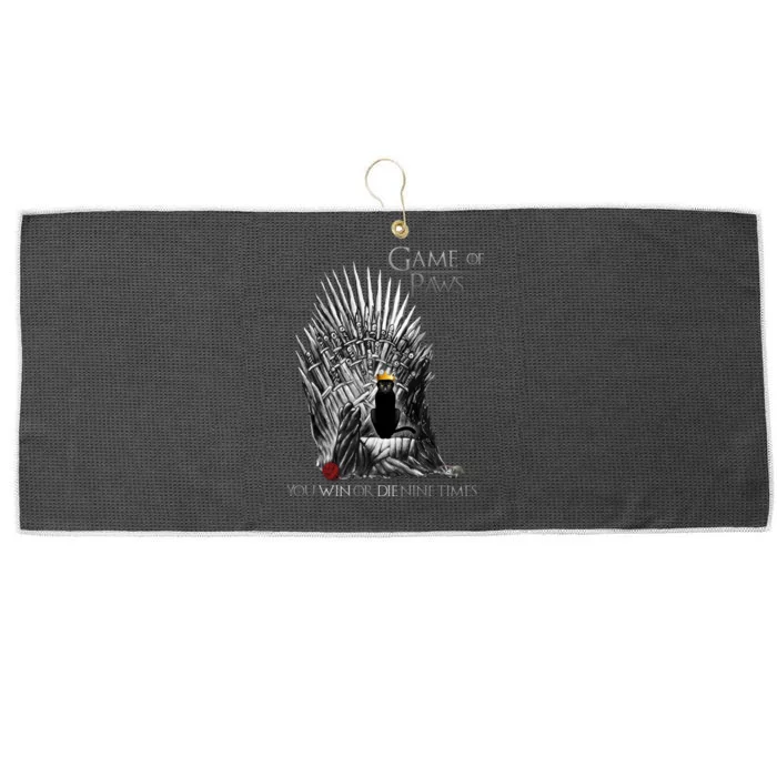 Game of Paws Large Microfiber Waffle Golf Towel