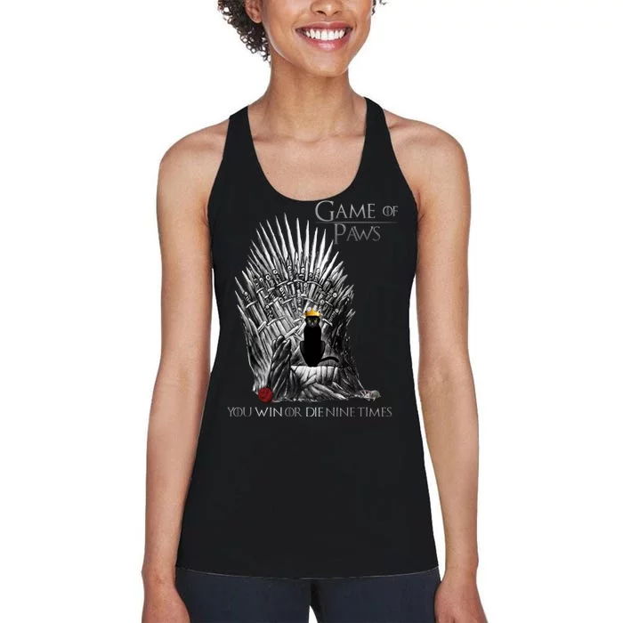 Game of Paws Women's Racerback Tank