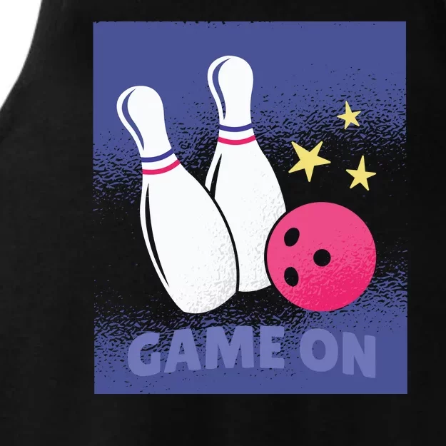 Game On Bowling Ladies Tri-Blend Wicking Tank