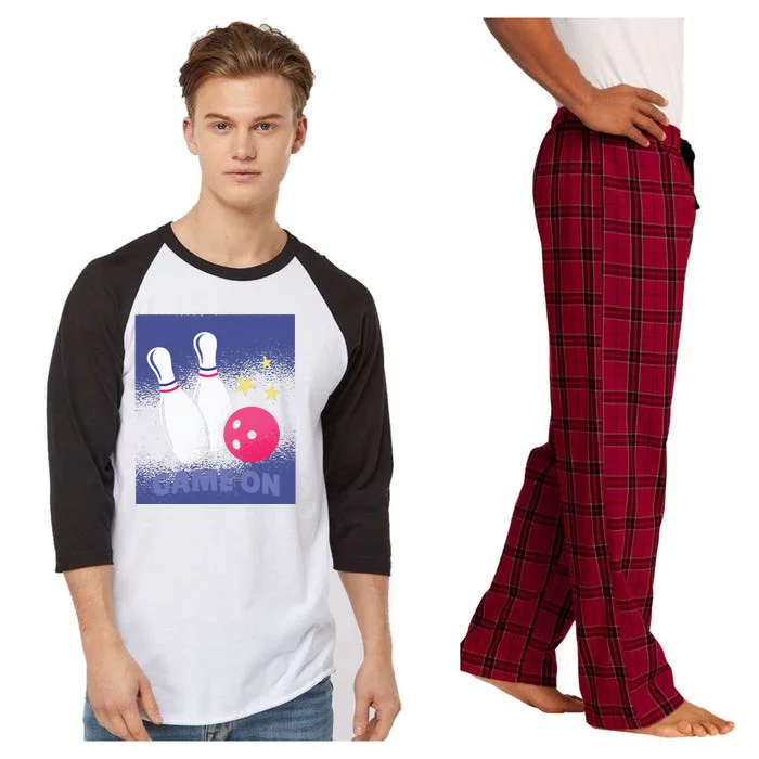 Game On Bowling Raglan Sleeve Pajama Set