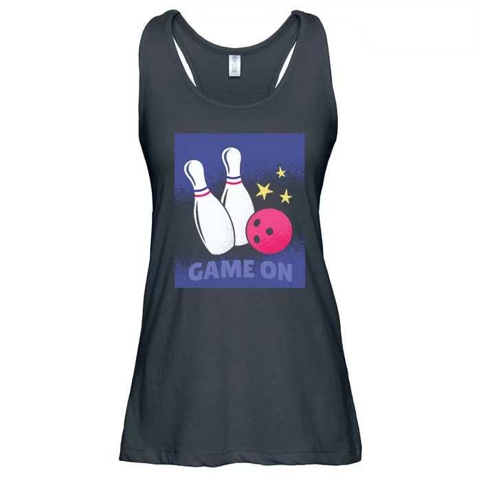 Game On Bowling Ladies Essential Flowy Tank