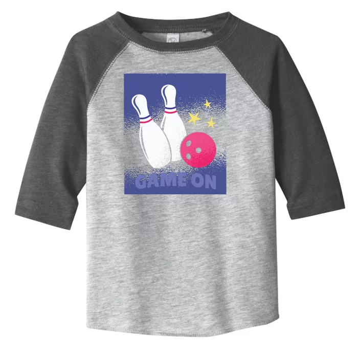 Game On Bowling Toddler Fine Jersey T-Shirt