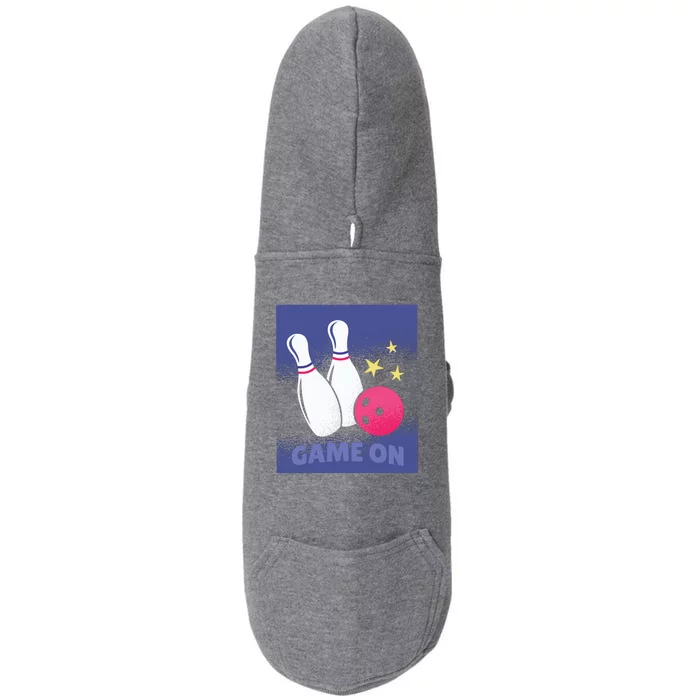 Game On Bowling Doggie 3-End Fleece Hoodie