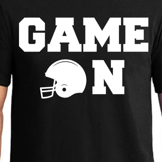 Game On Football Fan Helmet Pajama Set