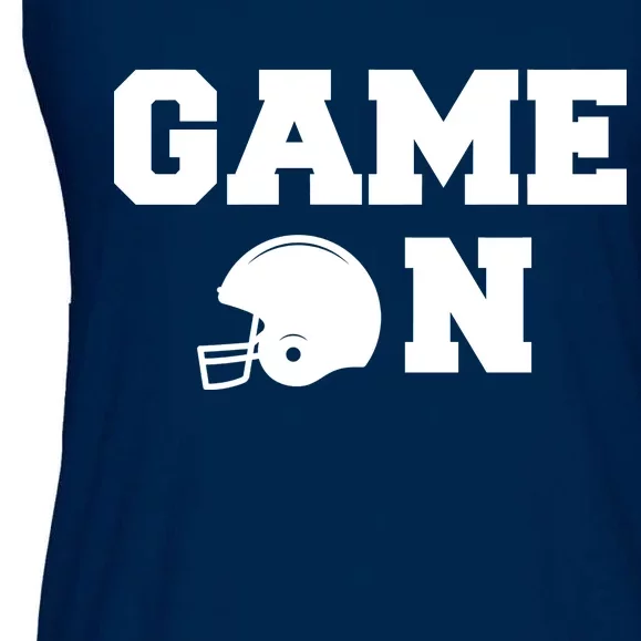 Game On Football Fan Helmet Ladies Essential Flowy Tank