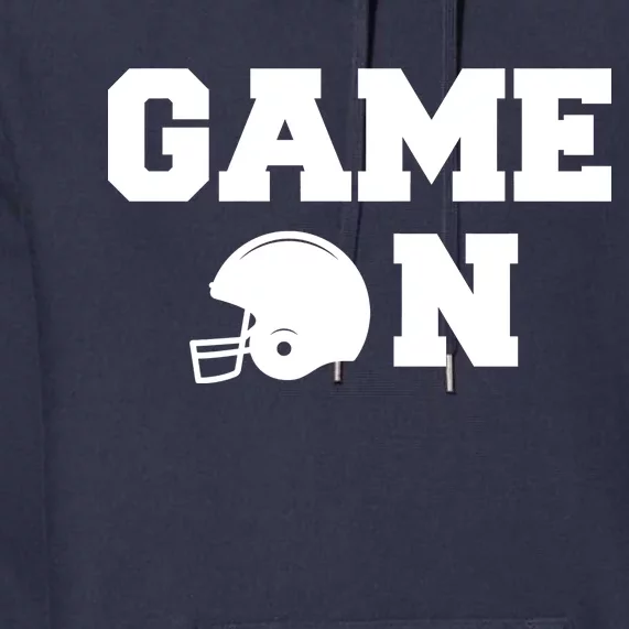 Game On Football Fan Helmet Premium Hoodie