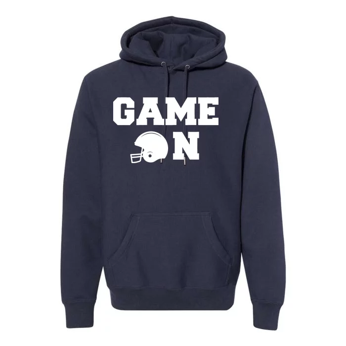 Game On Football Fan Helmet Premium Hoodie