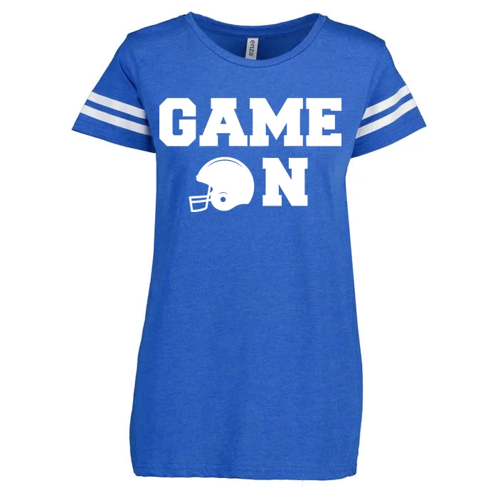 Game On Football Fan Helmet Enza Ladies Jersey Football T-Shirt