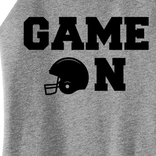 Game On Football Fan Helmet Women’s Perfect Tri Rocker Tank