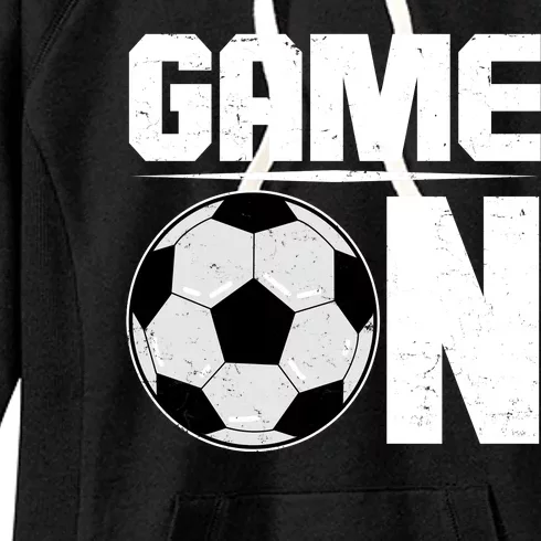 Game On Soccer Fan Women's Fleece Hoodie