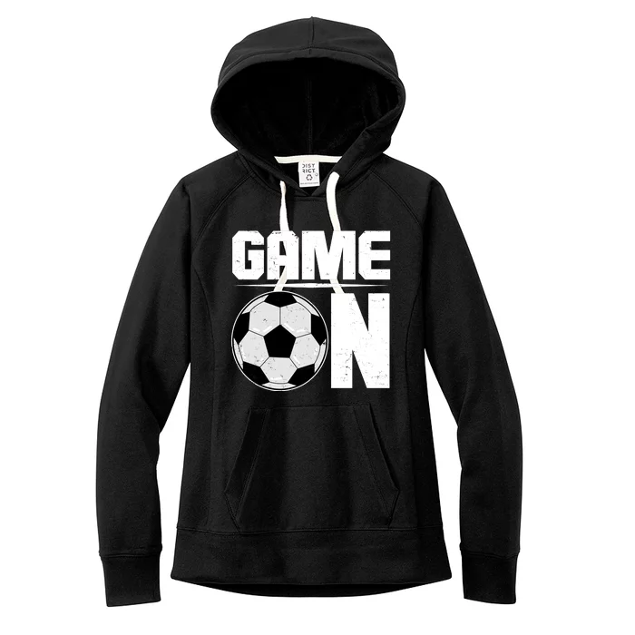 Game On Soccer Fan Women's Fleece Hoodie