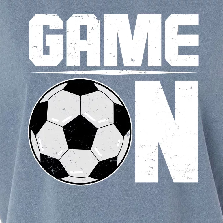 Game On Soccer Fan Garment-Dyed Women's Muscle Tee