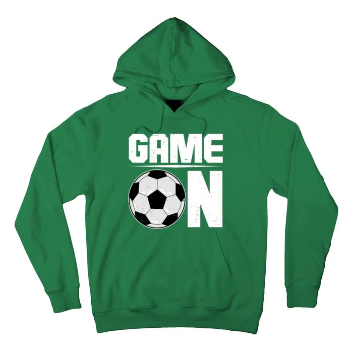 Game On Soccer Fan Tall Hoodie