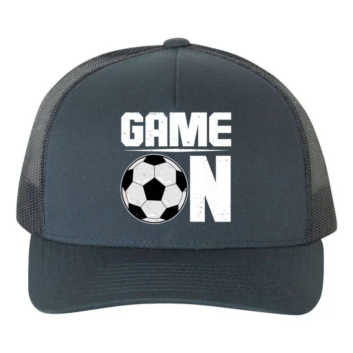 Game On Soccer Fan Yupoong Adult 5-Panel Trucker Hat