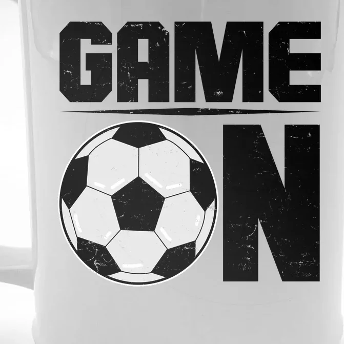 Game On Soccer Fan Front & Back Beer Stein