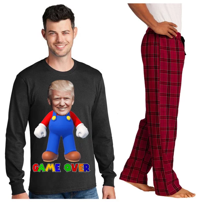 Game Over Donald J Trump Long Sleeve Pajama Set