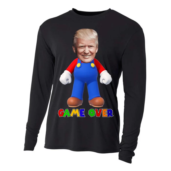 Game Over Donald J Trump Cooling Performance Long Sleeve Crew