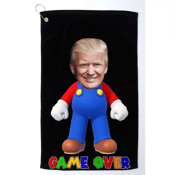 Game Over Donald J Trump Platinum Collection Golf Towel