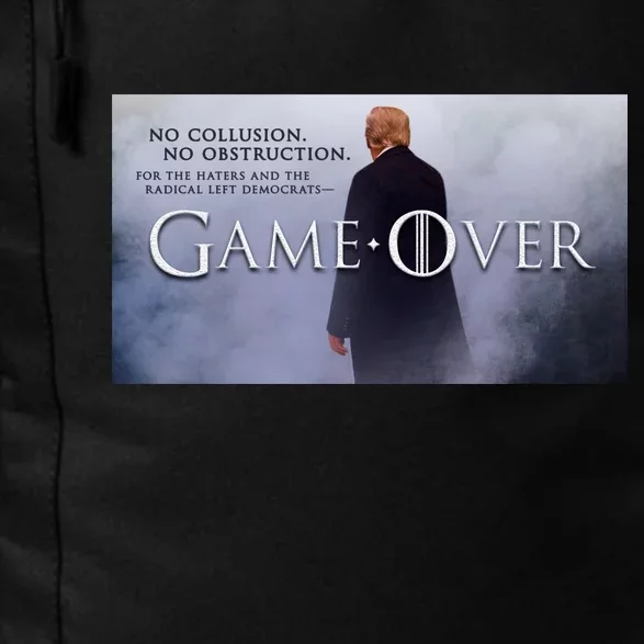 Game Over Donald J Trump No Collusion Daily Commute Backpack