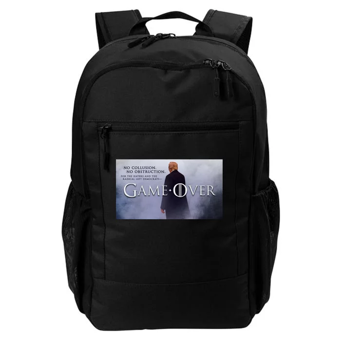 Game Over Donald J Trump No Collusion Daily Commute Backpack