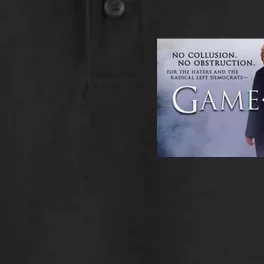 Game Over Donald J Trump No Collusion Dry Zone Grid Performance Polo