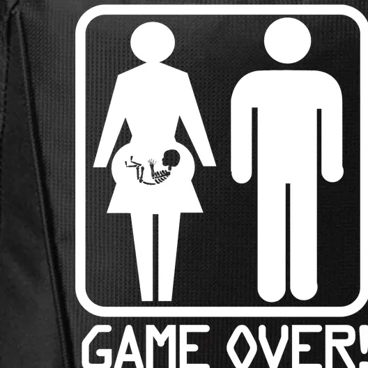 Game Over Pregnant Funny City Backpack