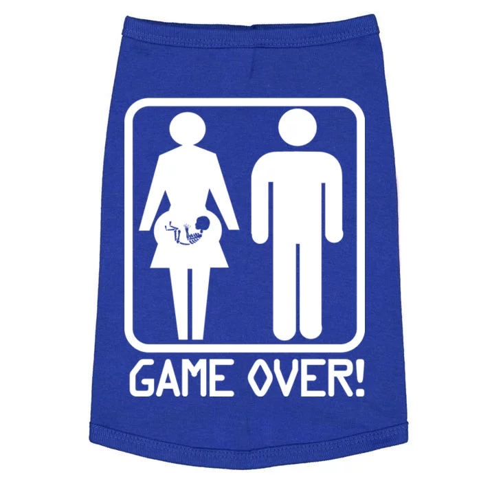 Game Over Pregnant Funny Doggie Tank