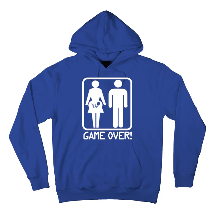 Game Over Pregnant Funny Hoodie