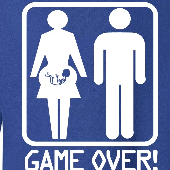 Game Over Pregnant Funny Toddler Sweatshirt