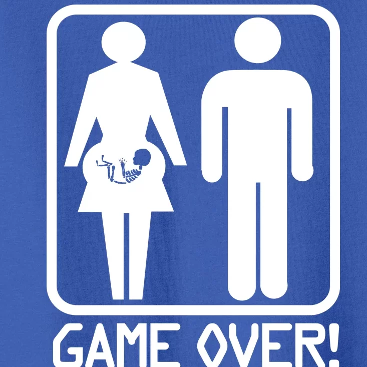 Game Over Pregnant Funny Toddler T-Shirt