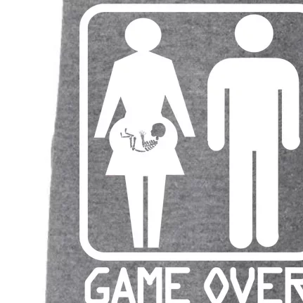 Game Over Pregnant Funny Doggie 3-End Fleece Hoodie