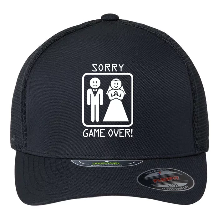 Game Over Sorry Gamer Flexfit Unipanel Trucker Cap