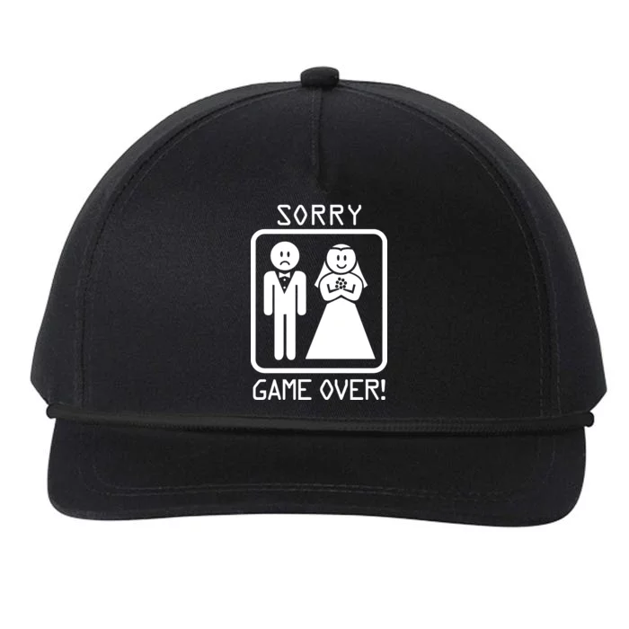 Game Over Sorry Gamer Snapback Five-Panel Rope Hat