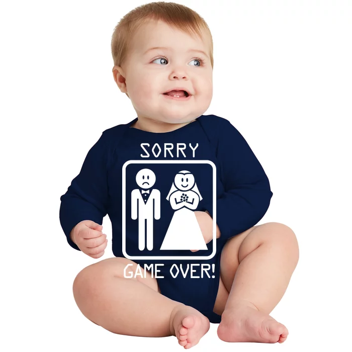 Game Over Sorry Gamer Baby Long Sleeve Bodysuit