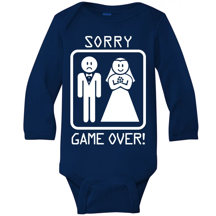 Game Over Sorry Gamer Baby Long Sleeve Bodysuit