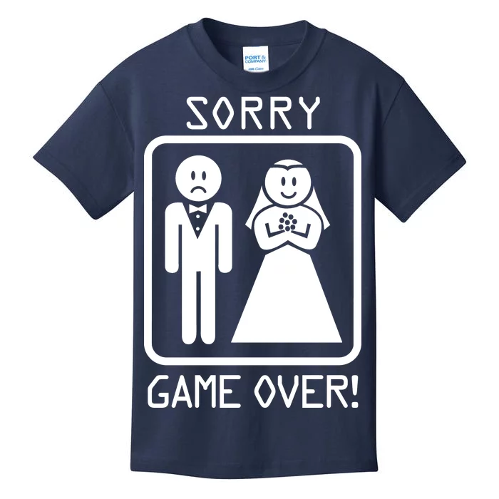 Game Over Sorry Gamer Kids T-Shirt