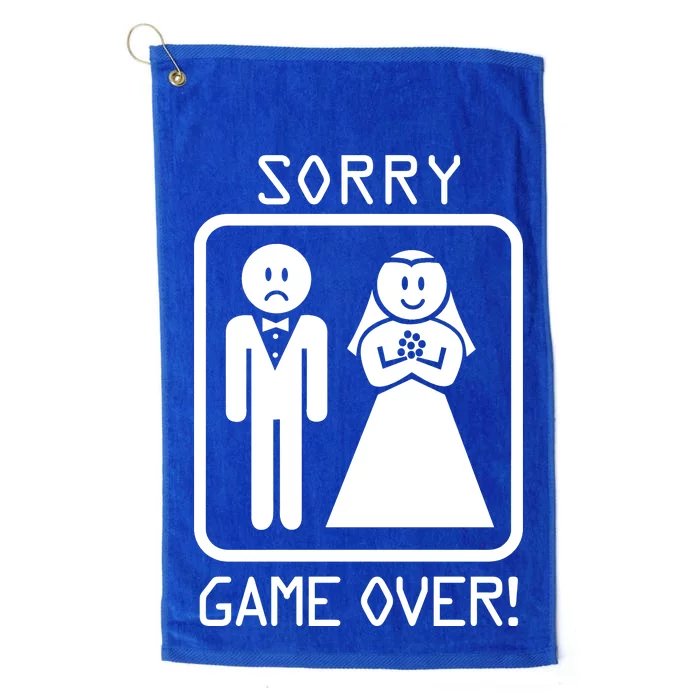 Game Over Sorry Gamer Platinum Collection Golf Towel